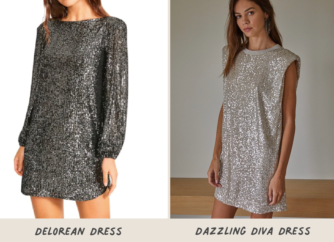DELOREAN DRESS DAZZLING DIVA DRESS 