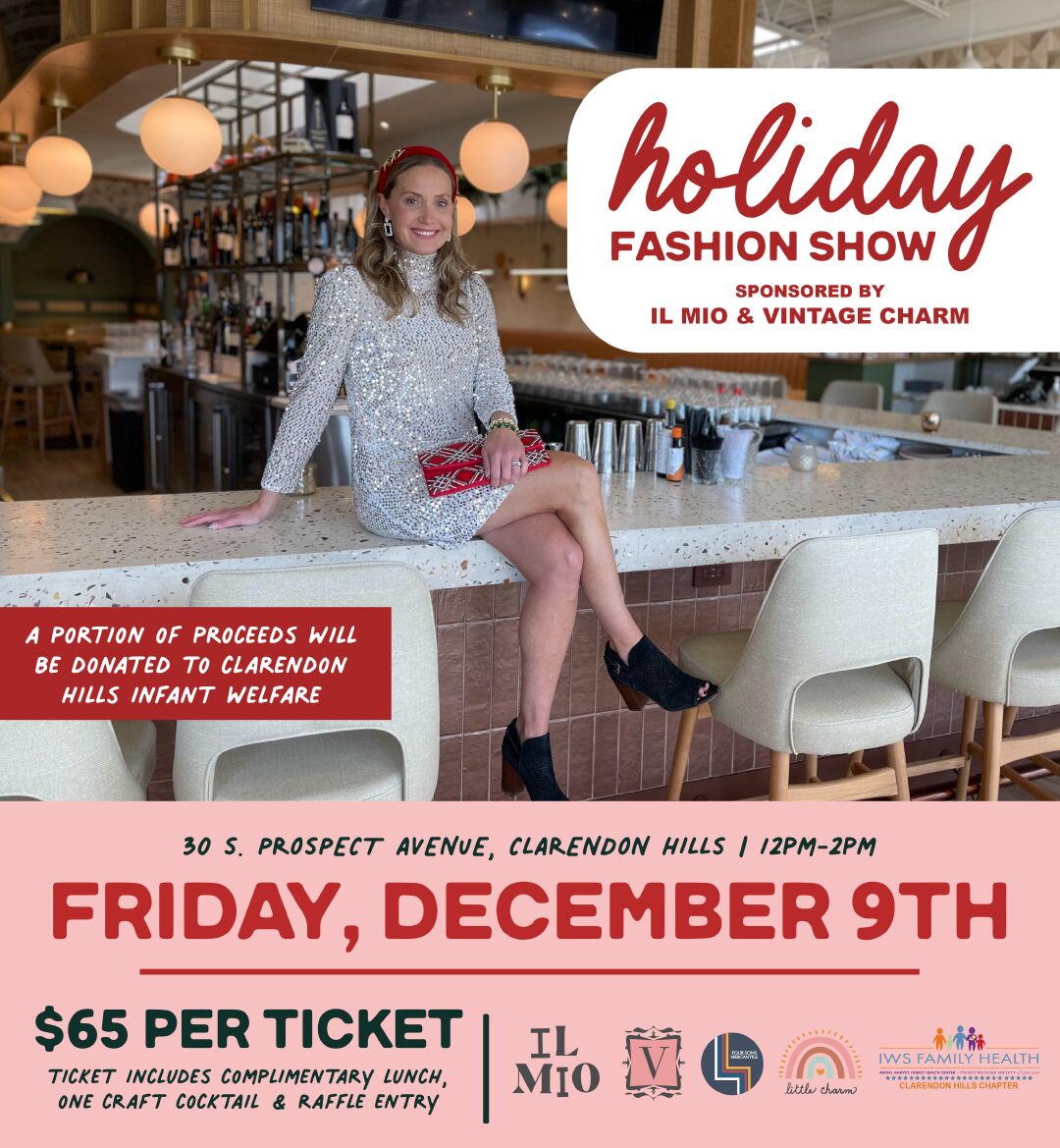  30 S. PROSPECT AVENVE, CLARENDON HILLS 12PM-2PM N, AMILY HEALTH $65 PER TICKET TICKET INCLUDES COMPLIMENTARY LUNCH, ONE CRAFT COCKTAIL RAFFLE ENTRY 